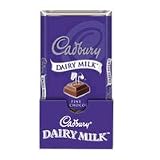 Cadburys Dairy Milk Candy Bar - 3.5 Oz/ Bar, 24 ea