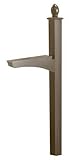 IMAGE OF Architectural Mailboxes Coronado In-ground Decorative Mailbox Post, Bronze