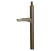 Architectural Mailboxes Coronado In-ground Decorative Mailbox Post, Bronze
