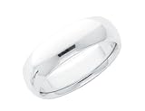 Ladies Comfort Fit 6mm Platinum Wedding Band