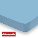 Cinderella Basic Spannbetttuch Saphir - 80 x 200cm