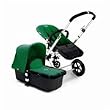 Bugaboo Cameleon Stroller - Dark Grey Base - Green Fleece