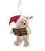 Night Before Christmas Bear Plush Ornament