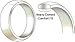 King Will 6mm Blue Plated Polished Comfort Fit Domed Tungsten Carbide Ring Wedding Band