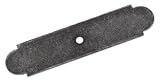 4 L x 1 W Dark Wrought Iron