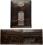 Fossil - Accessories - Aviator Front Pocket Bifold - Mens Leather Wallet (Color: Brown)