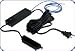 Hafele Black Electronic transformer with touch switch and 13' cord and plug