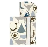 Dwell Baby Cowboy Dusk Hooded Towel