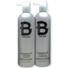TIGI Bead Head B for Men Charge UP Thickening Shampoo & Conditioner Duo 25.36 oz EACH