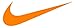 Nike Swoosh Logo Vinyl Sticker Decal-Orange-4 Inch