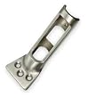 Battalion 1XNJ7 Flag Pole Bracket, Nickel, L 6 1/4 In