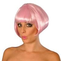 Childrens Toyshop  Toys : Babe Wig,Pink,Short Bob