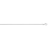 Platinum 1.1mm Wheat Chain Necklace - 16 Inch