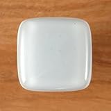 1-1/4''x1-1/4'' Blue Grey Glass Knob
