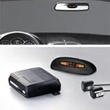 2-sensor rear parking assist system with rear mounted digital LED display.