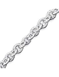 Sterling Silver 8.75 Inch Polished Fancy Link Toggle Bracelet - 8.75 Inch