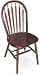 Kitchen & Housewares : International Concepts 37 inch High Arrowback Chair with Plain Legs - Merlot