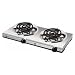 Toastess THP-528 Electric Double-Coil Cooking Range, Stainless Steel