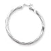 Jewelry : 14k White Gold Polished 3.25mm Twisted Hoop Earrings