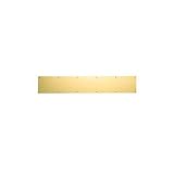 Baldwin 2001.003.0834 8-Inch x 34-Inch Kick Plate, Lifetime Polished Brass