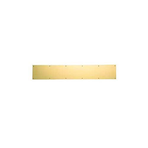 Baldwin 2001.003.0834 8-Inch x 34-Inch Kick Plate, Lifetime Polished Brass
