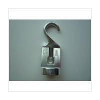Track Rack Swivel Hook in Aluminum