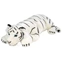 Plush Floppy White Tiger 20"