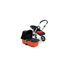 Bugaboo Cameleon Stroller - Orange Base - Black Fleece