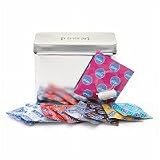 Durex Condom Variety Pack – 48 Condoms, 3 Vibrating Rings