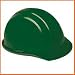 Green (4 point) Liberty Slide Suspension Cap style Hard Hat (One Hard Hat)