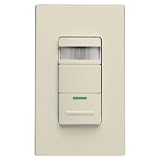 Leviton ODS10-ID Decora Wall Switch Occupancy Sensor (120/277V rating), Light Almond