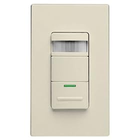 Leviton ODS10-IDT Decora Wall Switch Occupancy Sensor (120/277V rating), Light Almond