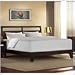 Lifestyle Solutions Dominique Modern Platform Bed in Cappuccino Finish In Eastern King Size