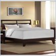 Lifestyle Solutions Dominique Modern Platform Bed in Cappuccino Finish In Eastern King Size