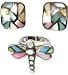 Earring Ring Set Sterling Silver Jewelry (erss031)