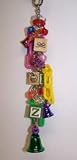 BBBT BBS Blcoks and Bells 8in x 2in Small Bird Toy
