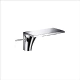 Hansgrohe Axor Massaud Series 18010001 Single Lever Lavatory Faucet with 8-3/4 Reach, 4-1/4 Height, Ceramic Cartridge and Pop-Up Assembly