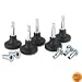Bell Glides, Black, 5/16