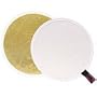 L+) PHOTOFLEX 32" WHITE/GLD LITEDISC