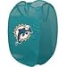 MIAMI DOLPHINS Team Logo Pop Up Nylon CLOTHES HAMPER (14" X 14" X 24")
