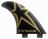 FCS JS-1 Performance Core Surfboard Tri Fin Set - Black