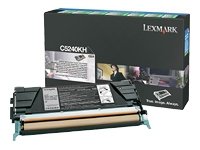 Lexmark C5240KH High yield return program laser toner for lexmark c524/c532/c534, 8k yld, black