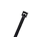 4" UV/Weather Resistant Cable Tie - Black - 1000 Count