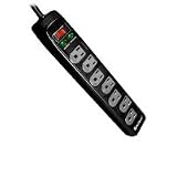 Inland/NuGiant 35001 7 Outlet Power Surge Strip (Black)