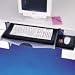 Safco Ergo-Comfort Premium Underdesk Keyboard Drawer - Keyboard drawer with mouse tray - charcoal