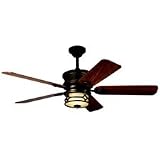 52 Chicago Aged Bronze Ceiling Fan