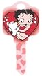 Betty Boop Pudgy Schlage SC1 House Key