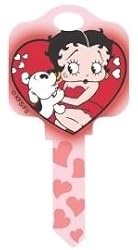 Betty Boop Pudgy Schlage SC1 House Key