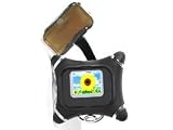 1.1" luxury digital photo frame key ring - black or red - black