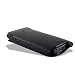 Electronics : Luxurious leather sleeve case for HTC Touch Diamond, T-Mobile Vario IV, XDA Diamond - BLACK FLO